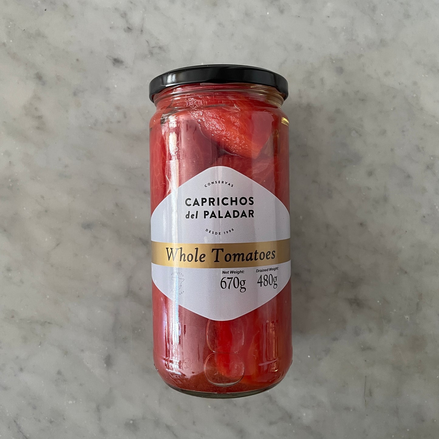 Caprichos del Paladar Whole Tomato in water 600g