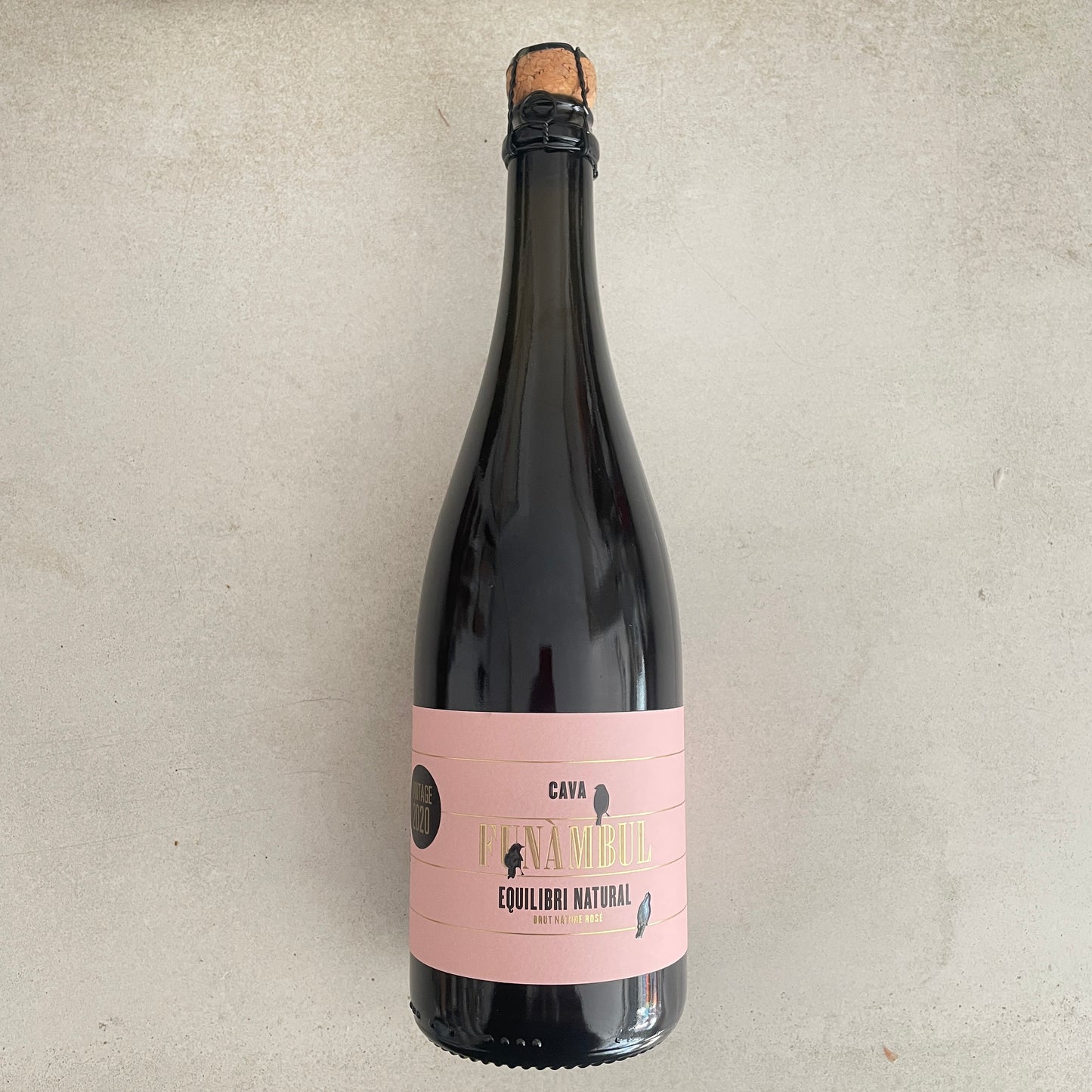 Funambul Cava Brut Nature 2020 ROSE. Entre Vinyes