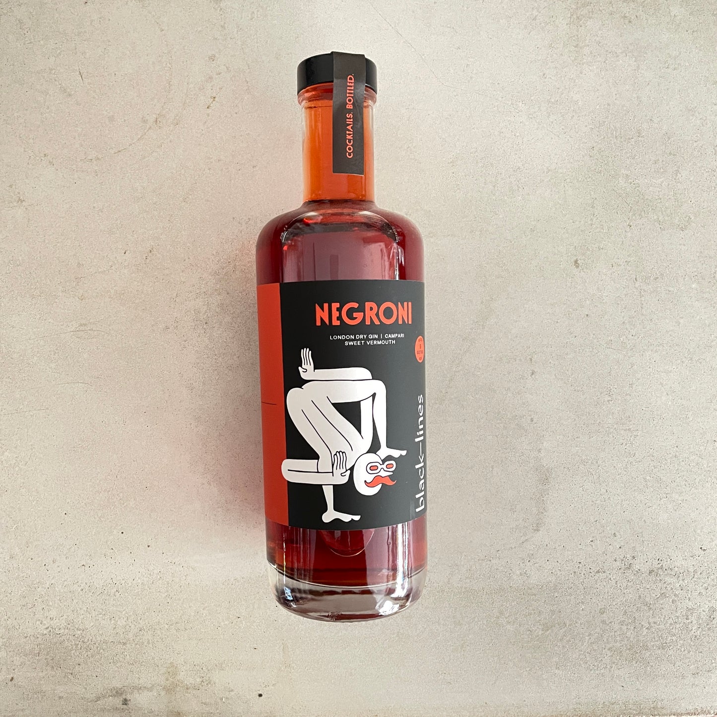 Negroni. Black Lines Cocktais