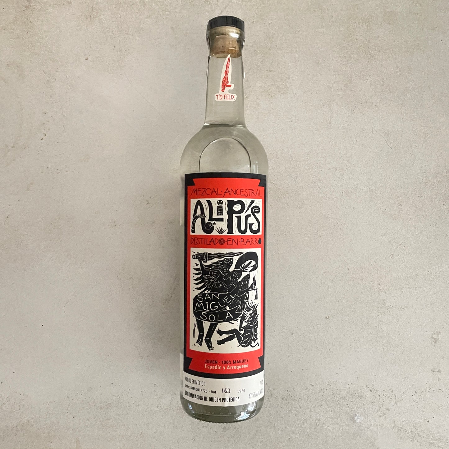 Alipus Mezcal Ancestral San Miguel Sola
