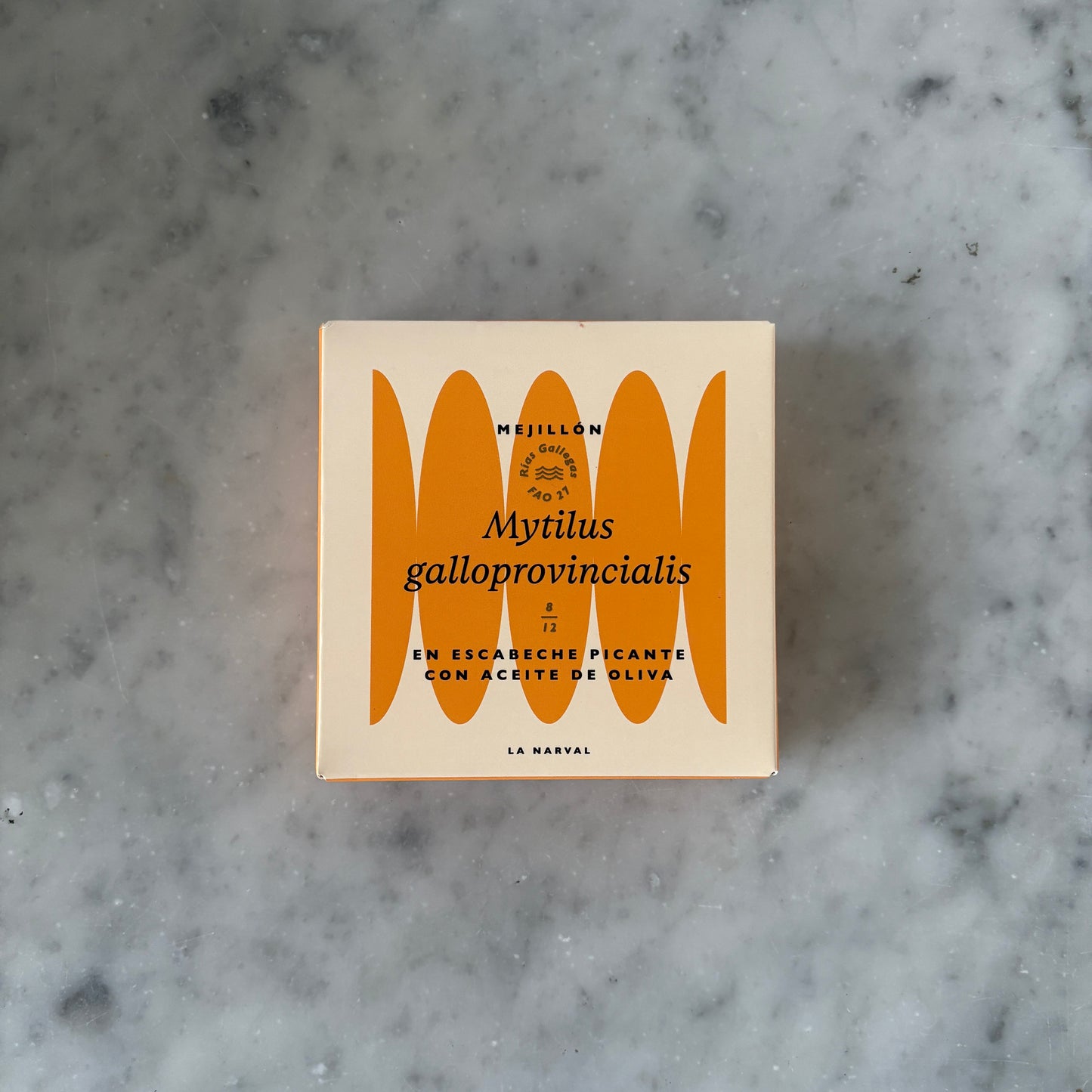 Galician Mussels in Spicy Escabeche. Narval Premium (Mytilus galloprovincialis)