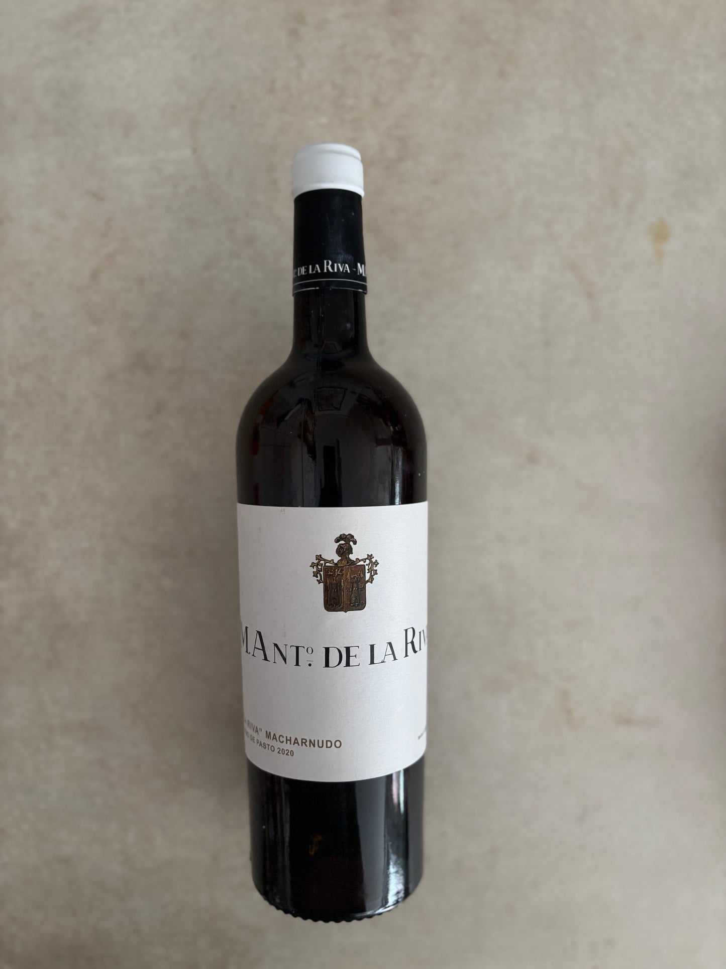 Manto de la Riva - Macharnudo, vino de pasto 2020, 75cl