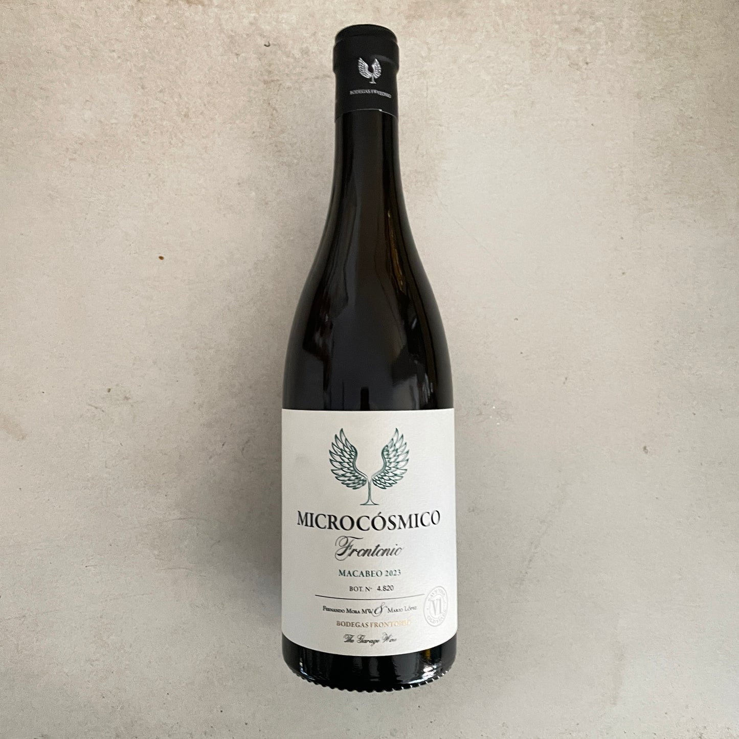 Microcósmico Blanco Macabeo, Bodegas Frontonio