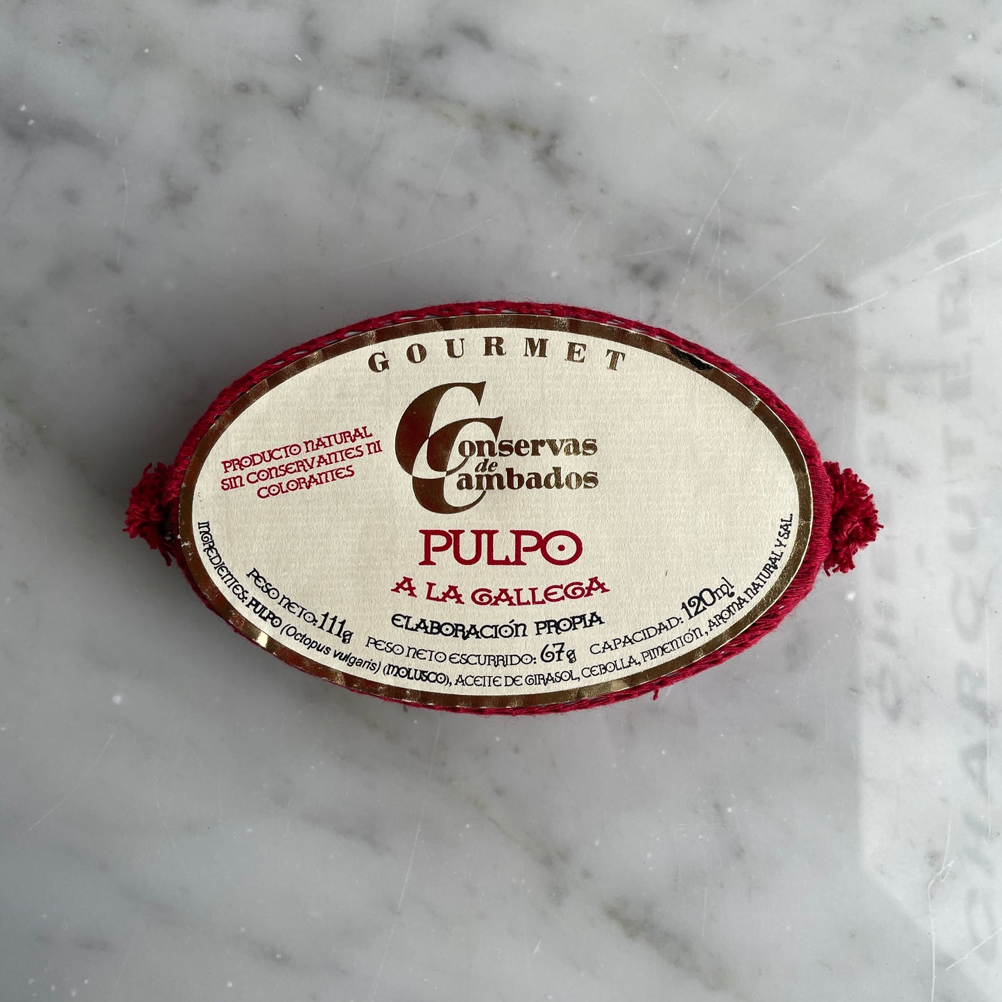 Octopus in Galician Sauce, Cambados 111g.