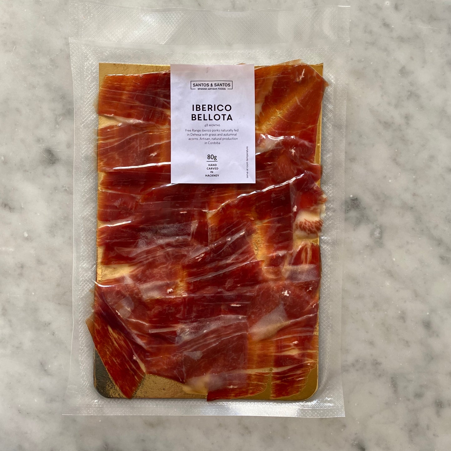 Iberico Bellota Ham. Hand carved. 70g
