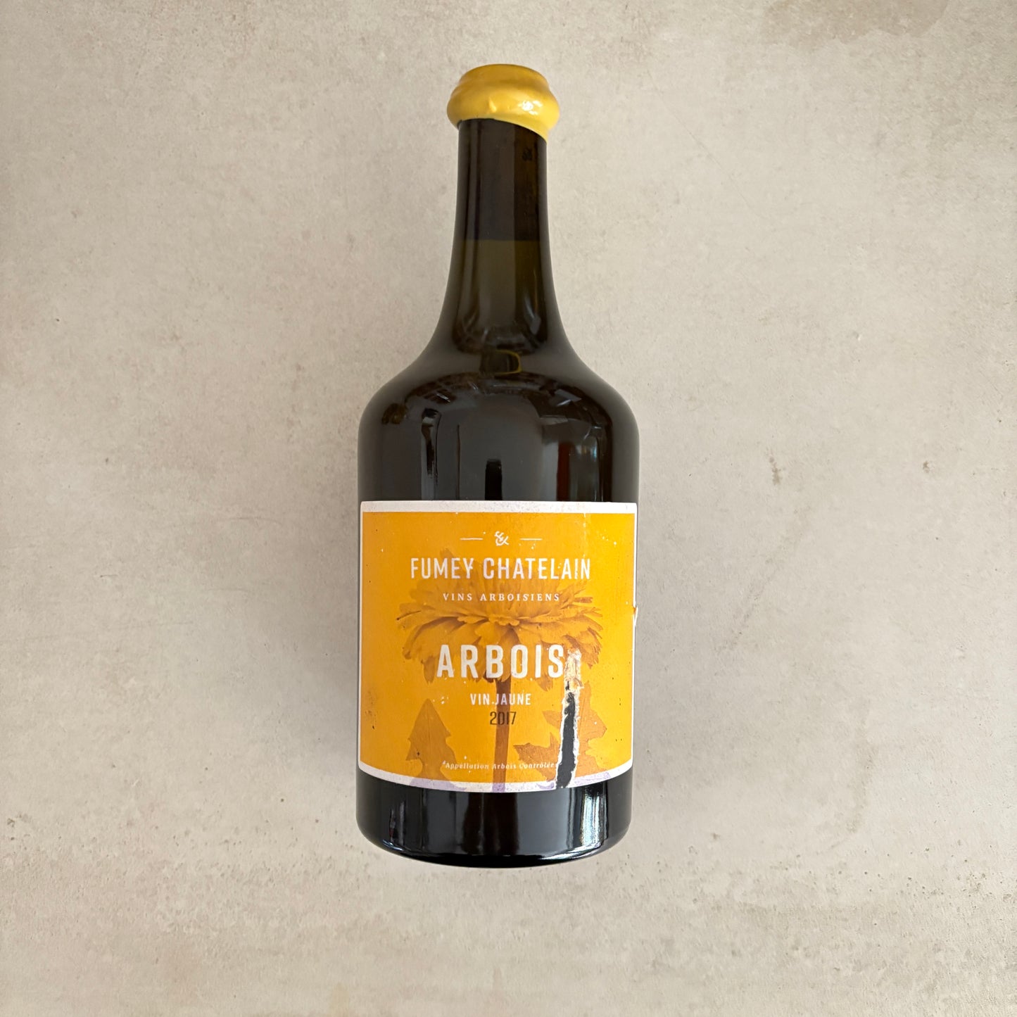 Arbois vin Jaune. Fumey Chatelain 2017