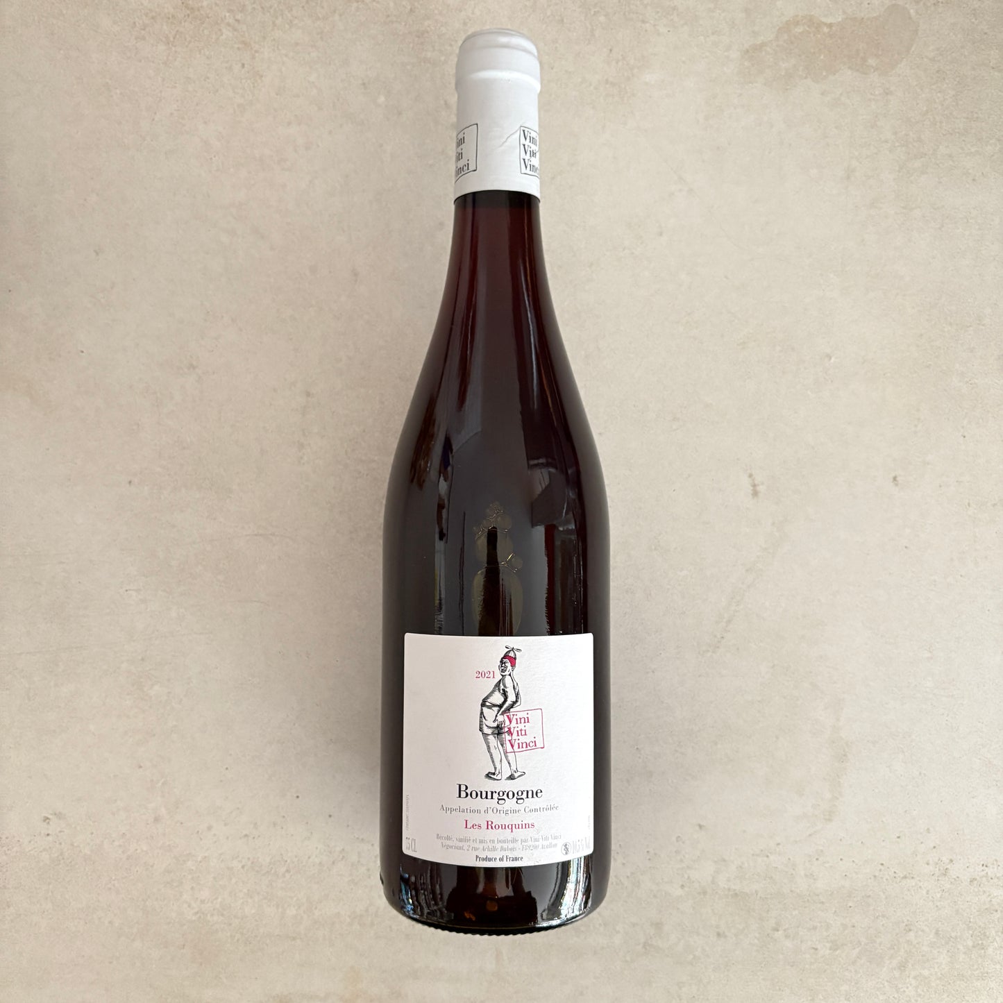 Bourgogne Les Rouquins 2021. Vini Viti Vinci (Nicolas Vauthier)