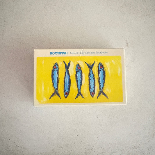 Rockfish Escabeche Sardines