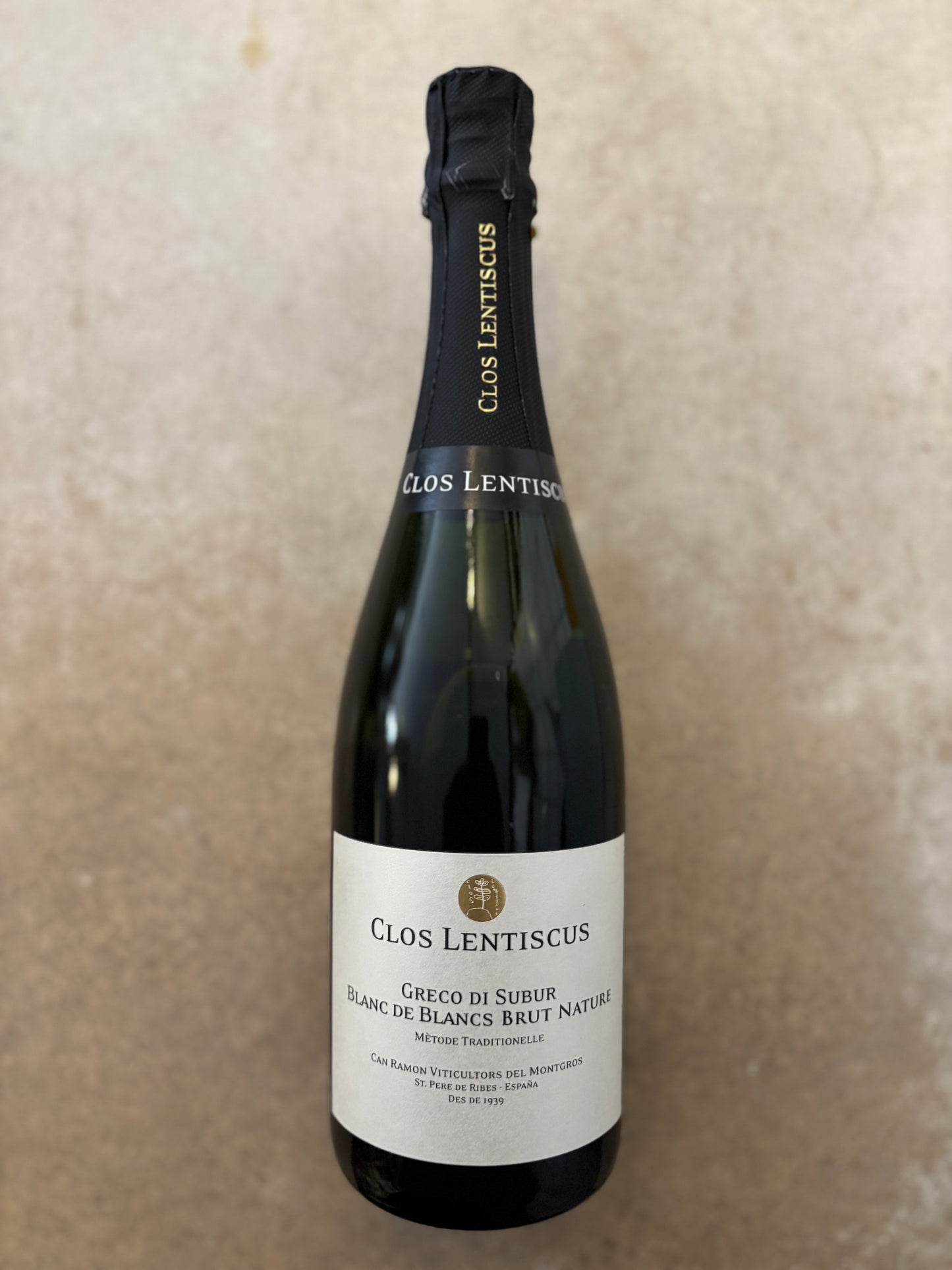 Blanc de Blancs Brut Nature 2019, Clos Lentiscus