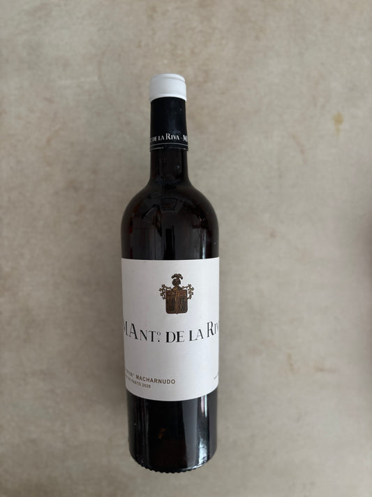 Manto de la Riva - Macharnudo, vino de pasto 2020, 75cl