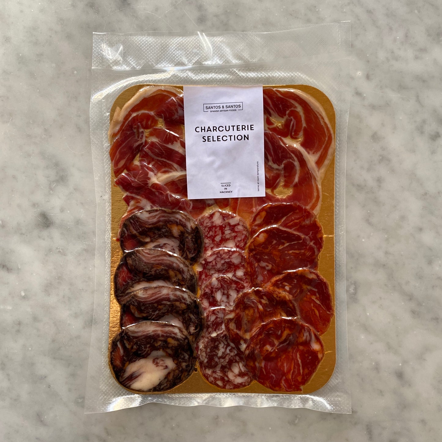 Charcuterie Selection. Serrano, Chorizo, Morcilla and Salchichon Bellota